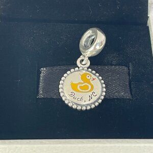 Pandora Duck, NC Charm ocean and sound sandwich Beach Travel Pendant